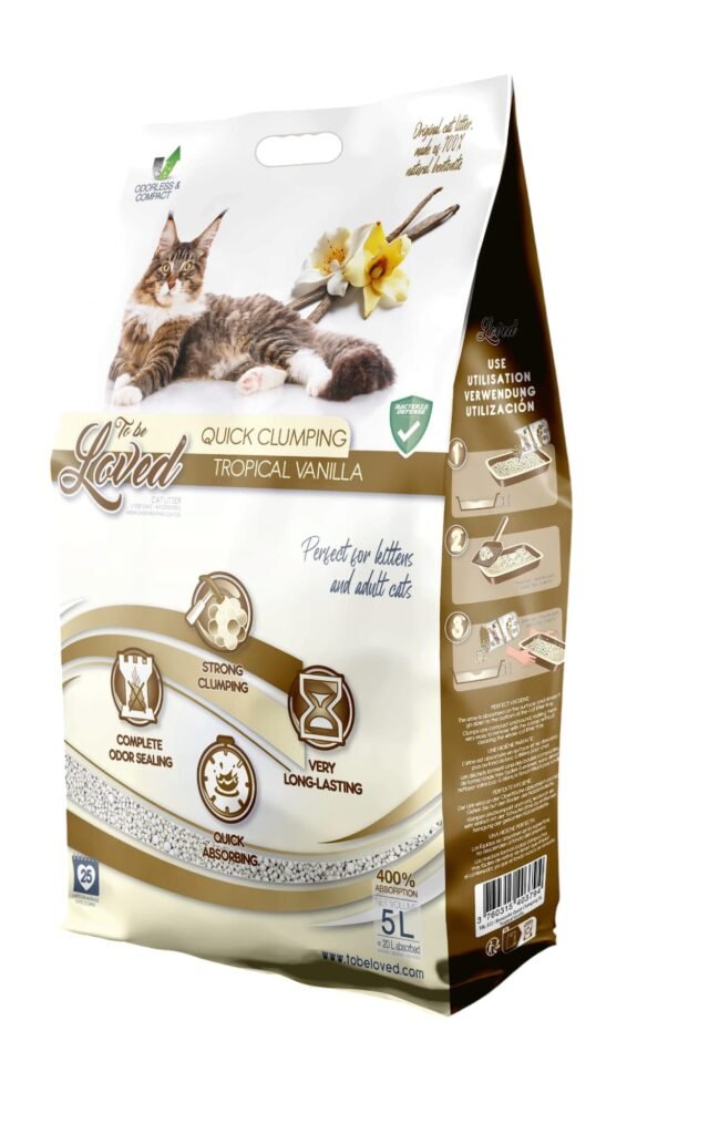 TOBELOVED Litiére Tropical Vanilla 5L