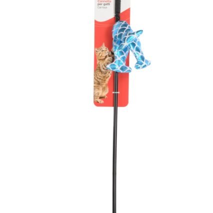 Fishing rod with fishes
