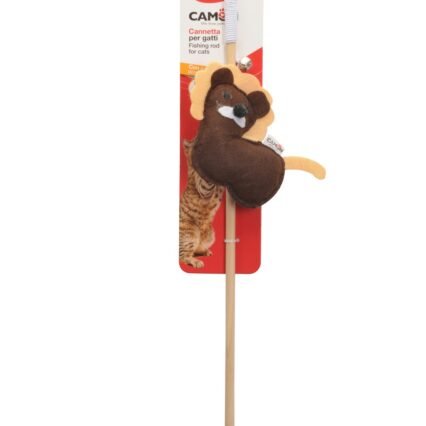 fishing rod in polyester and wood