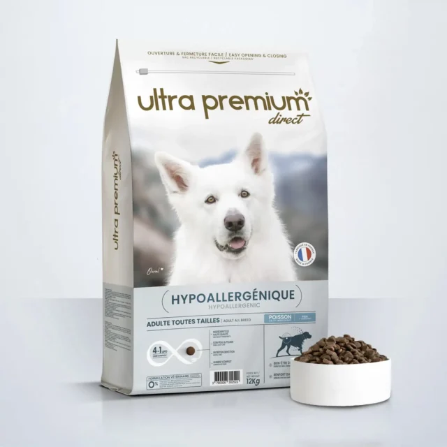 UP Hypoallergéniques pour Chien au Poisson - 4kg