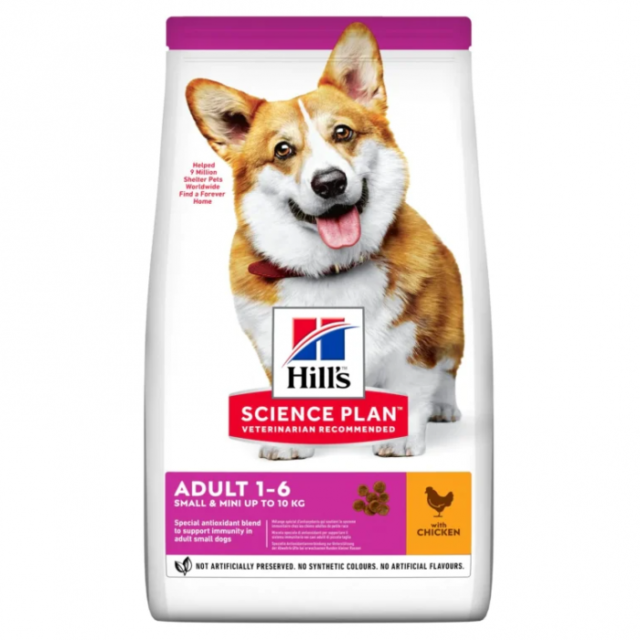 hill's small & mini adult 10Kg chicken 10kg