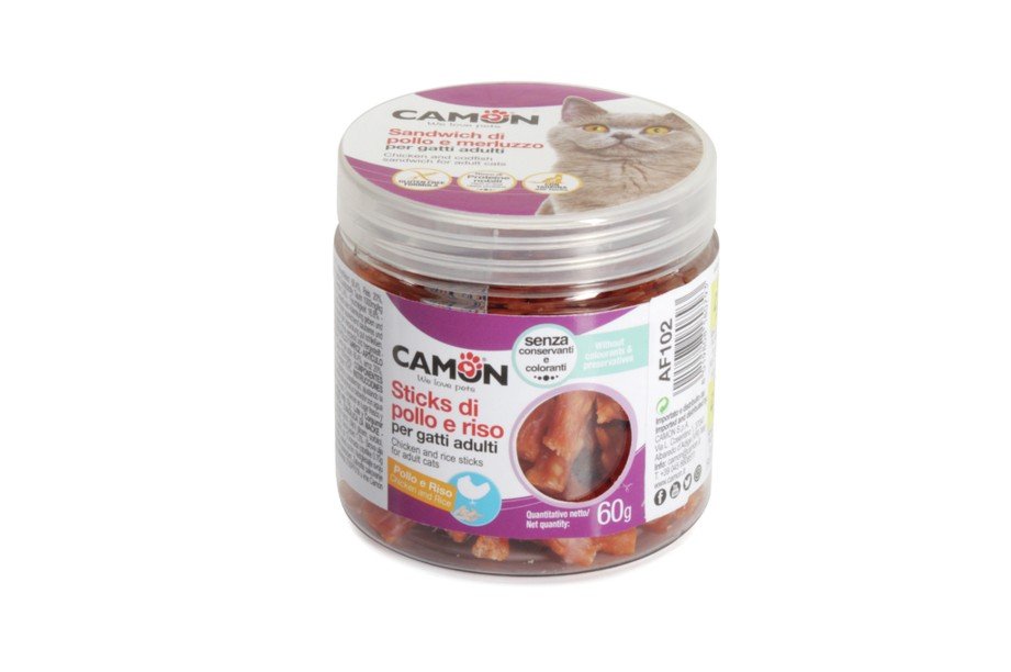 Alimentation chat - Bâtonnets de poulet et de riz / AF102