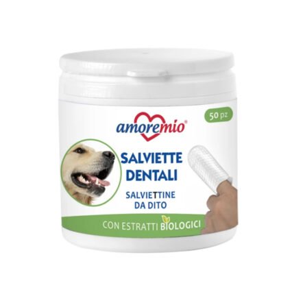 Amoremio Lingettes pour nettoyer les dents 50pcs