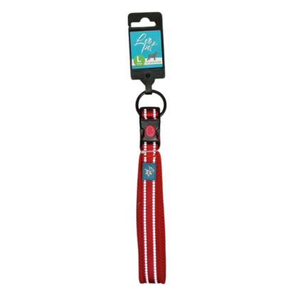 Leopet collier en nylon et maille rouge L 45-50x2,0 cm