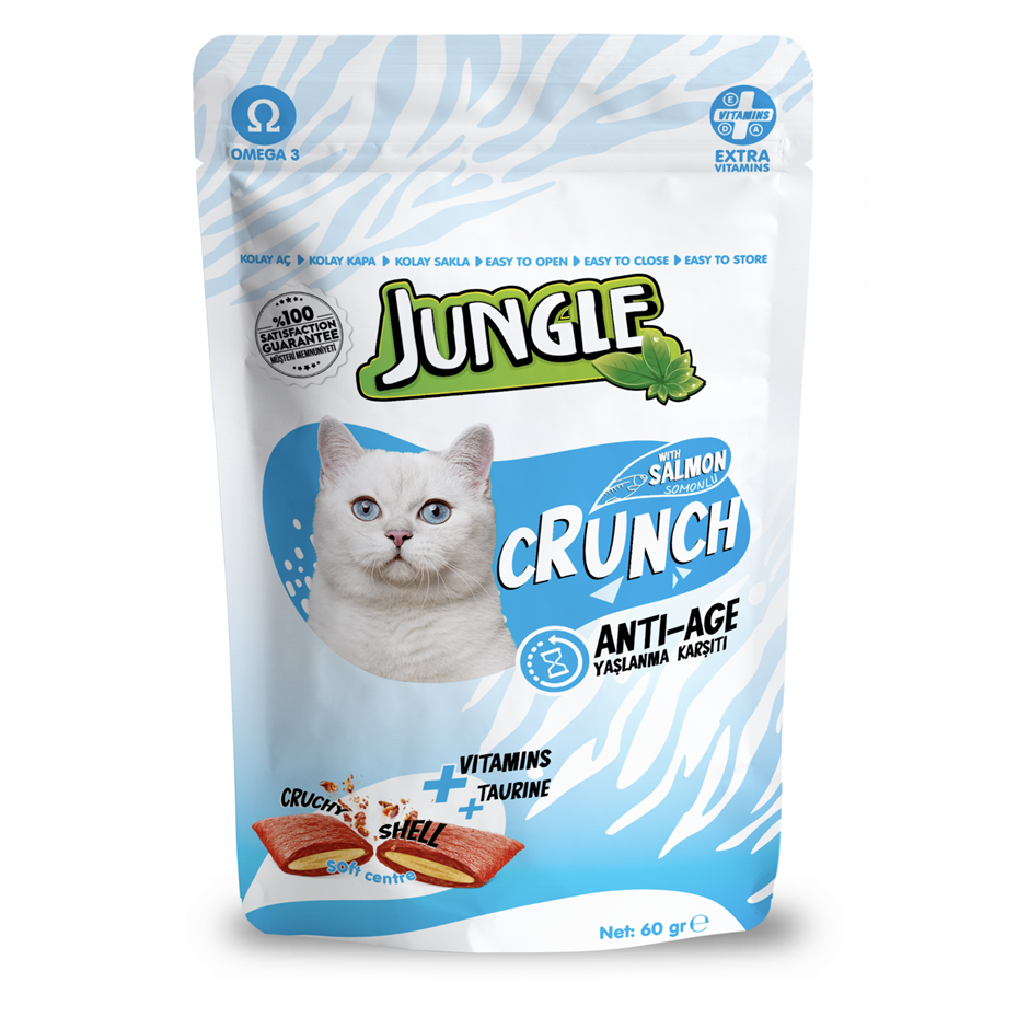 Jungle Cat Crunch - Friandises Pour Chat au saumon.