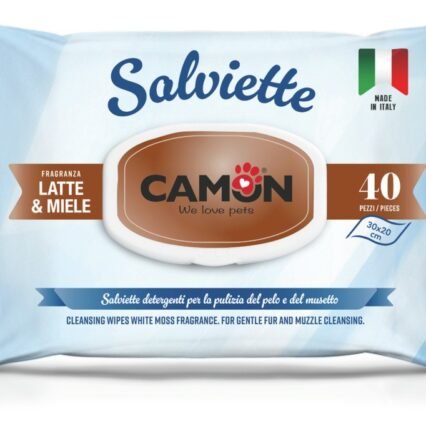 Lingettes Camon Latt et Miele 40 pcs