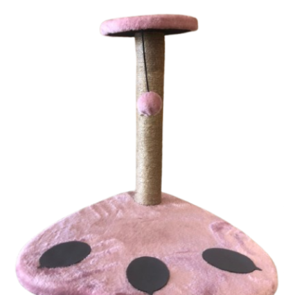 Petit arbre à chat en forme de patte avec griffoir.