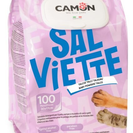 Lingettes nettoyantes – Camon Parfum Poudre pour Bébé – 100 pièces