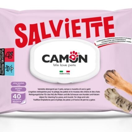 Lingettes Camon à la myrrhe et à la chlorhexidine 40 pcs.