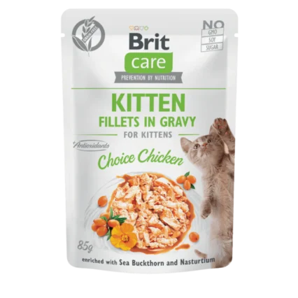 Brit Care Cat Pouch Kitten - Choice Chicken in Gravy 85 g