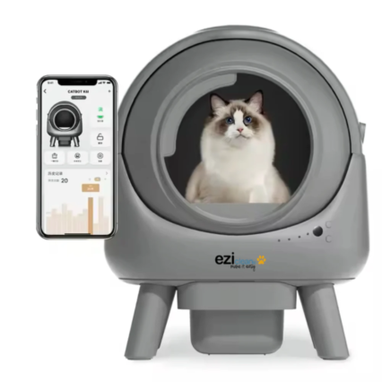 Litière robot autonettoyante connectée pour chat EZIclean® CATBOT K6i Ultra