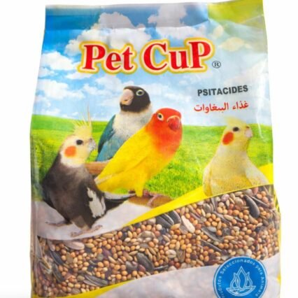 Pet Cup Psttiacidés Mélange de Graines Pour Perroquets Et Grandes Perruches 500g