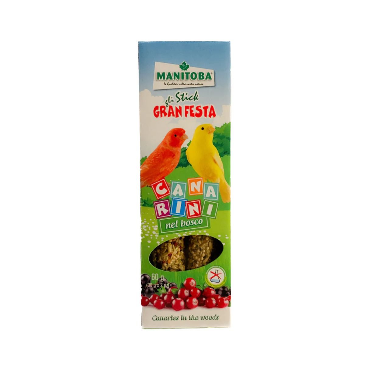 Manitoba Canary Mix Fruits Treats, 60g