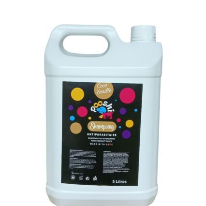 Pooshi Shampoing Antiparasitaire Coco Vanille 5L