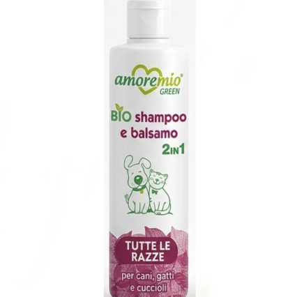 Amoremio Shampoing et après-shampoing 2 en 1 BIO Tutte Le Razze 250 ml