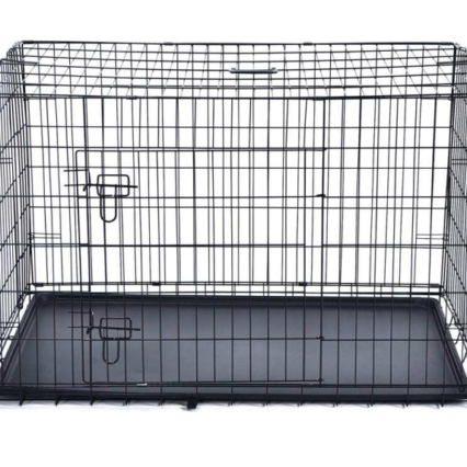 WR01 Cage métallique pliable pour chiens 60x43x49.5cm