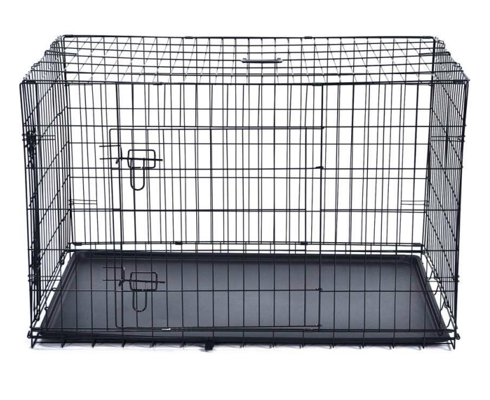 WR05 Cage métallique pliable pour chiens 122x75.5x84cm
