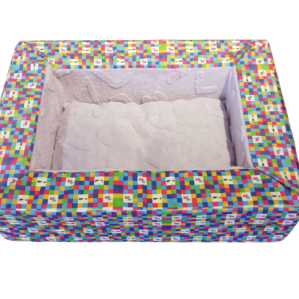 Coussin rectangulaire pooshi M 80x61x21cm (pixel design)